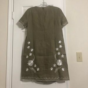 New embroidered dress.